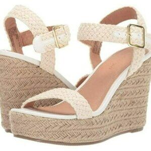 Madden Girl Vanessa Open Toe Ankle Strap Heeled Wedges NIB